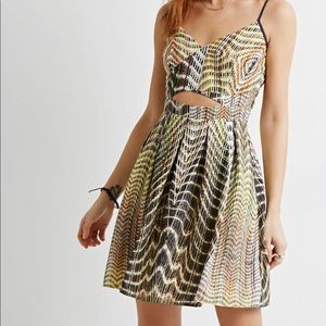Dress with Diamond Cutout